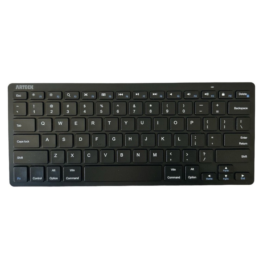 Black Arteck Bluetooth Computer Keyboard & Keypad - new